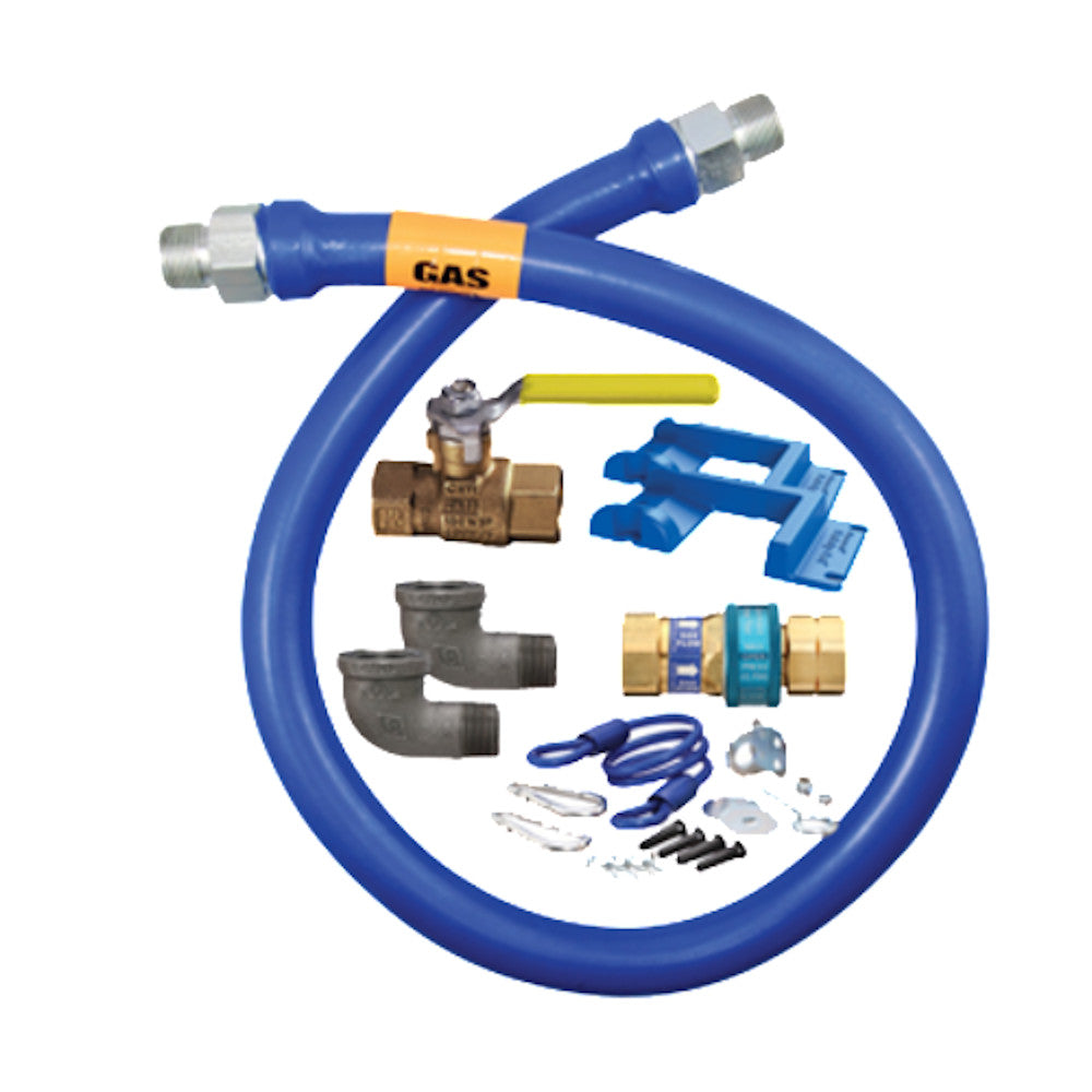 Dormont 1650KIT36PS Blue Hose&trade; Movable 36" Gas Connector Kit