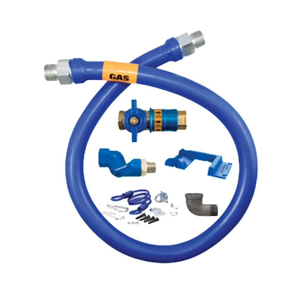 Dormont 1650KITCFS48PS Blue Hose&trade; Movable 48" Gas Connector Kit