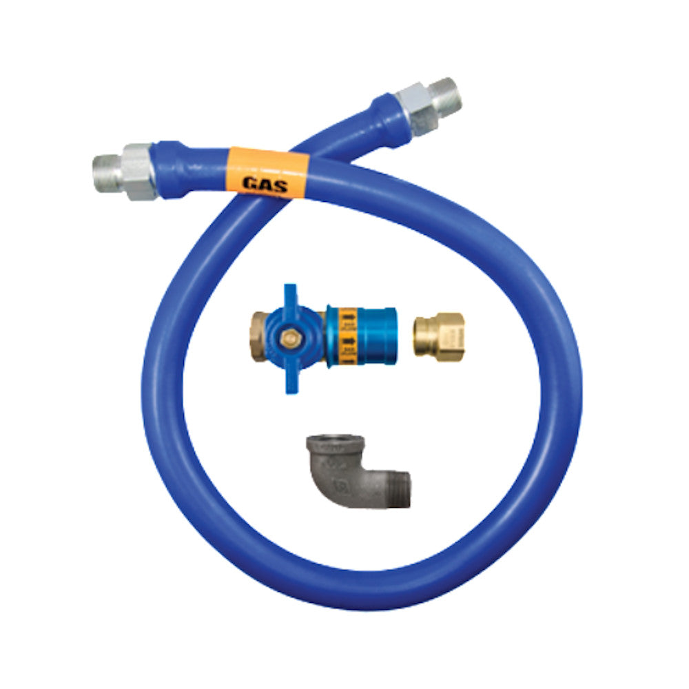 Dormont 1675BPCF48 Safety Quik&reg; Blue Hose&trade; Movable 48" Hose Assembly