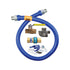 Dormont 1675KITB48 Dormont Blue Hose Moveable Gas Connector Kit, 48" Gas Hose