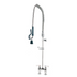 Krowne Metal 17-204WL Deck Mount Pre-Rinse Faucet Assembly with Spring Action Flexible Gooseneck