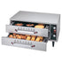Hatco HDW-1R2 Free-Standing Warming Split Drawer with 2 Drawers and 2 Food Pans