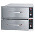 Hatco GRHW-1SGDS Dual Slanted Shelf Countertop Display Warmer with Sneeze Guard