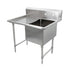 John Boos 1B16204-1D18L One-Compartment "B" Series Sink with 18" Left Drainboard
