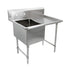 John Boos 1B18244-1D24R One-Compartment "B" Series Sink with 24" Right Drainboard