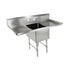 John Boos 1B16204-2D18 One-Compartment "B" Series Sink with Two 18" Drainboards