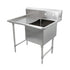 John Boos 1B184-1D18L One Compartment "B" Series Sink with 18" Left Drainboard