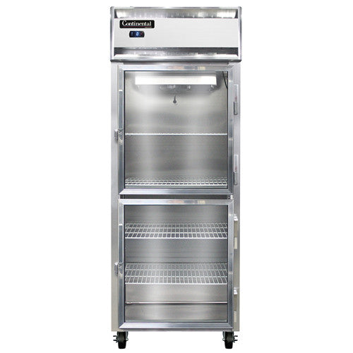 Continental Refrigerator 1FENSSGDHD Stainless Steel Reach-In Freezer