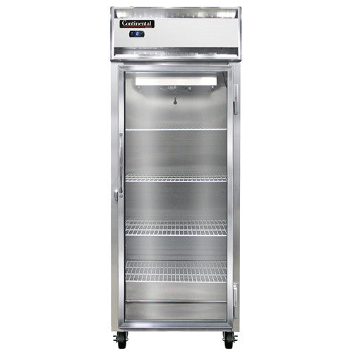 Continental Refrigerator 1FENSSGD Extra-Wide Stainless Steel Reach-In Freezer