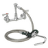 Krowne Metal 20-108L Wall Mount Royal Pot / Kettle Filler Faucet Assembly with 8" Adjustable Centers