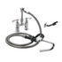 Krowne Metal 20-204L Deck Mount Royal Pot / Kettle Filler Faucet Assembly with 4" Adjustable Centers