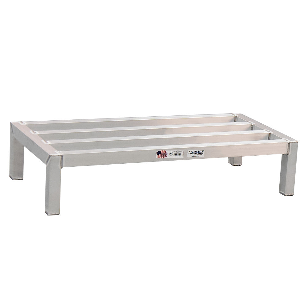 New Age 2054 Tubular 20"D x 12"H x 42"L Dunnage Rack - 3000 lb. Capacity