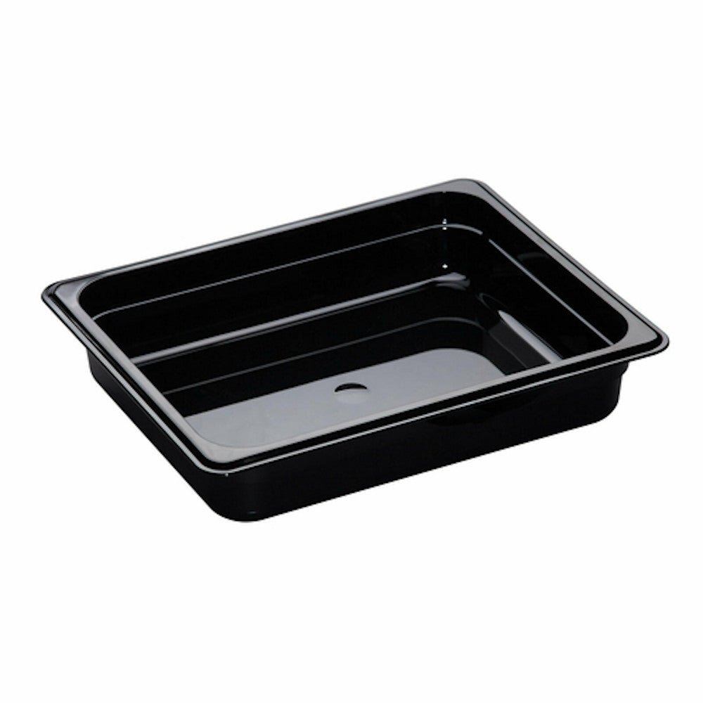 Cambro 22HP110 H-Pan Black High Heat Half Size Food Pan (6 per case)