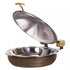 Spring USA 2382-597/36 Bronze Sauteuse Induction Buffet Server with Gold Accents