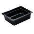 Cambro 24HP110 H-Pan Black High Heat Half Size Food Pan (6 per case)
