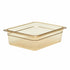 Cambro 24HP150 H-Pan Amber High Heat Half Size Food Pan (6 per case)