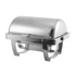 Spring USA 2509-6A RONDO Rectangular Chafing Dish, SS, Full Size, w/ insert & stand