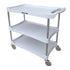 Lakeside 2509 Three Shelf Bussing Cart