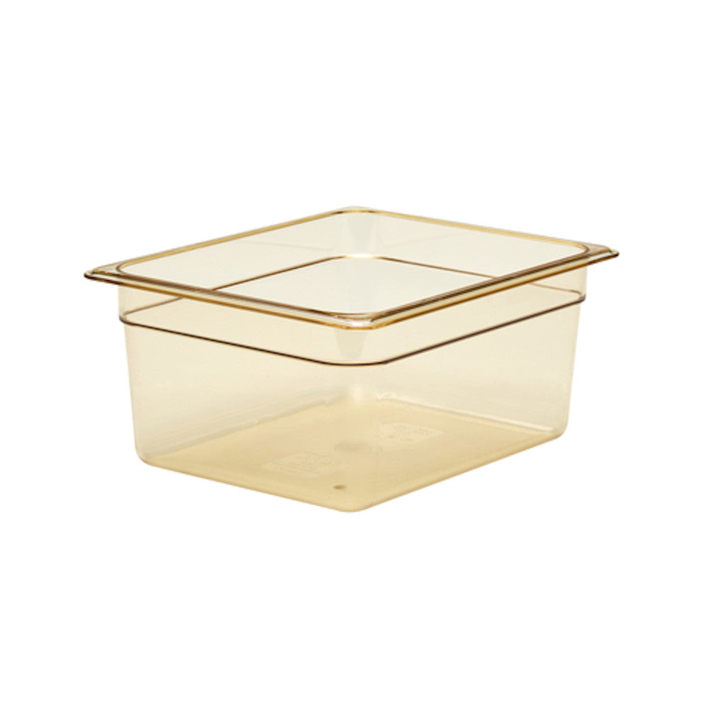 Cambro 26HP150 H-Pan Amber High Heat Half Size Food Pan (6 per case)