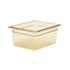 Cambro 26HP150 H-Pan Amber High Heat Half Size Food Pan (6 per case)