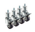 Krowne Metal 28-156S Adjustable Height 1/2" - 13 Threaded Stem Casters
