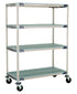 Metro X556BGX3 MetroMax i Stem Caster Cart, Open Grid Shelves