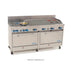 Comstock Castle 2F330-6RB 72" Gas Restaurant Range - Charbroiler