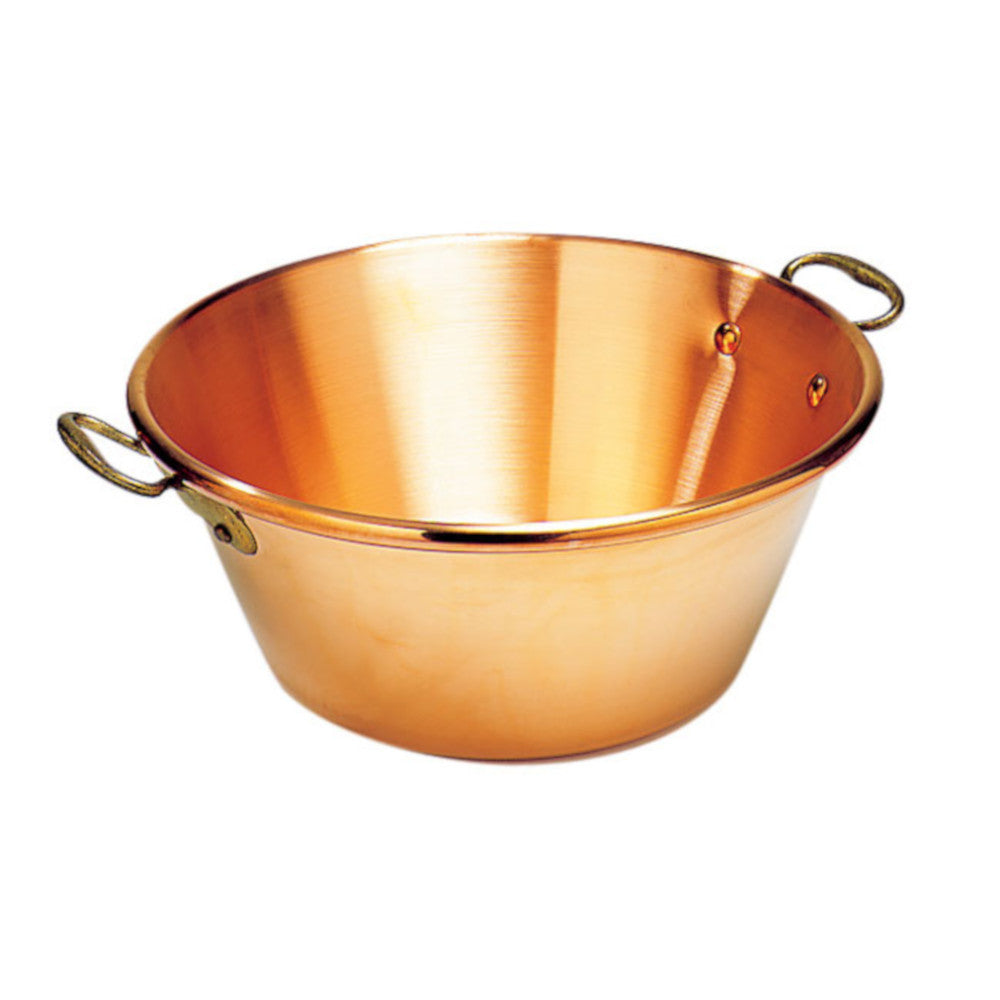 Matfer Bourgeat 304042 Extra Heavy Jam Pan Solid Copper