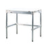 New Age 30P36KD Aluminum 36" Poly Top Work Table with 30" Depth