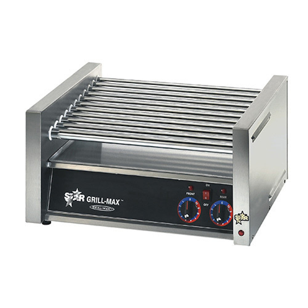 Star 30C Grill-Max 30 Hot Dog Roller Grill with Chrome Rollers