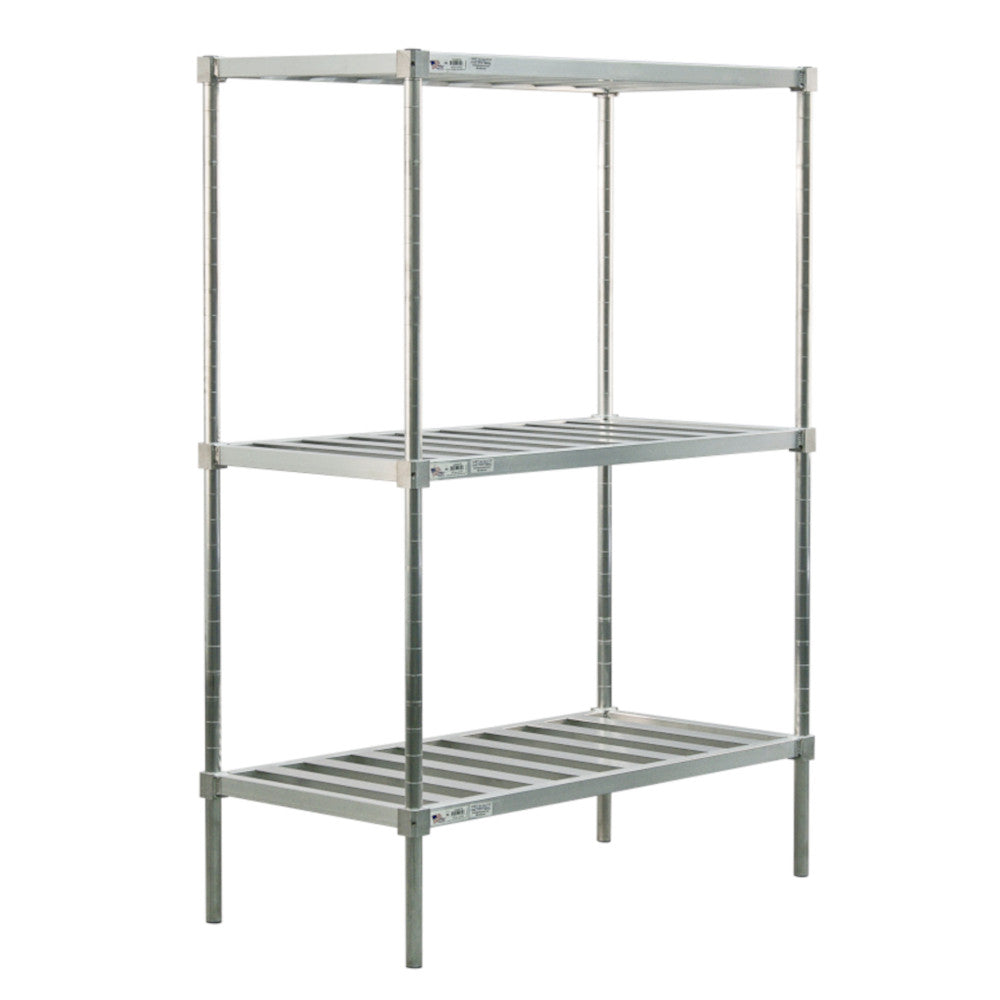 New Age 31842TT7 "T"-Bar Keg Storage Rack Capacity = 1500 LB per Shelf