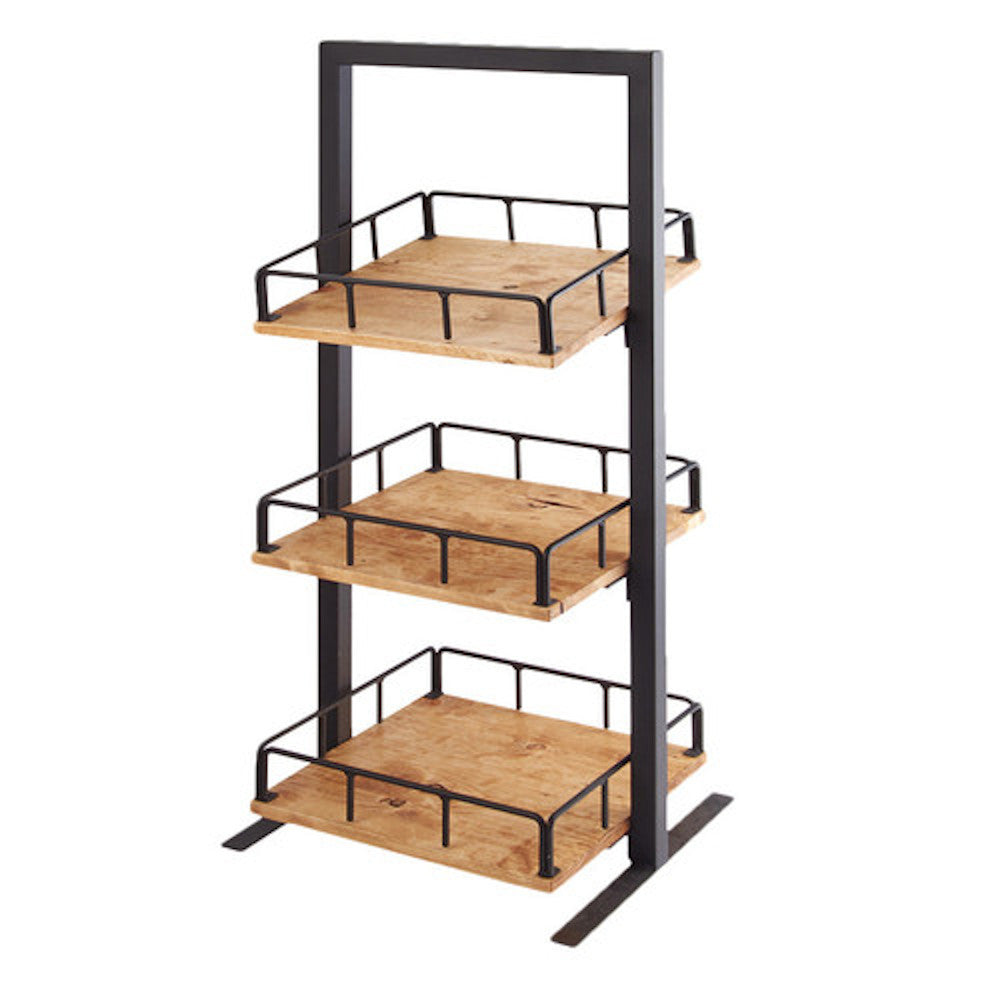 Cal-Mil 3494-3-99 Tiered Madera Merchandiser