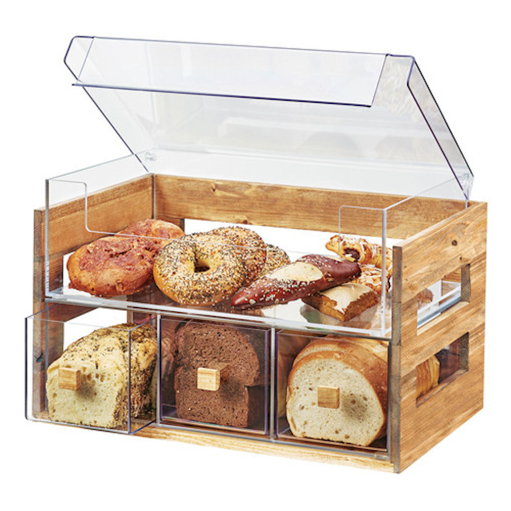 Cal-Mil 3624-99 Countertop Madera Bread Display Case