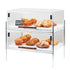 Cal-Mil 3706-1511-49 Two-Tier Mid-Century Pastry Display Case