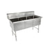 John Boos 3B184 "B" Series Sink with Three 18" x 18" Compartments