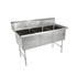 John Boos 3B244 Sink with Three 24" x 24" Compartments