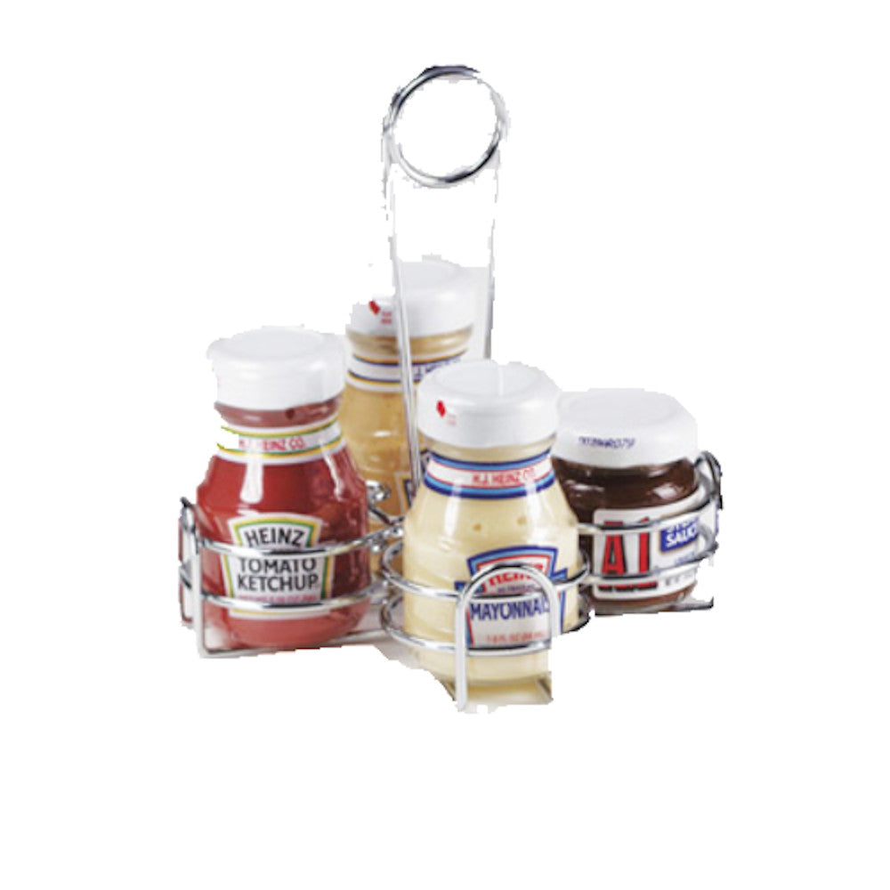 G.E.T. Enterprises 4-221623 4-Compartment Condiment Caddy