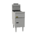 Anets 40AV Tube Fired Floor Gas Fryer 35 lb Oil Capacity