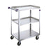 Lakeside 422A Medium Duty 3-Tuer Open Base Utility Cart - 500 lb. Capacity