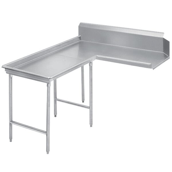 Advance Tabco DTC-S60-84R CLEAN STRAIGHT DISHTABLE RIGHT