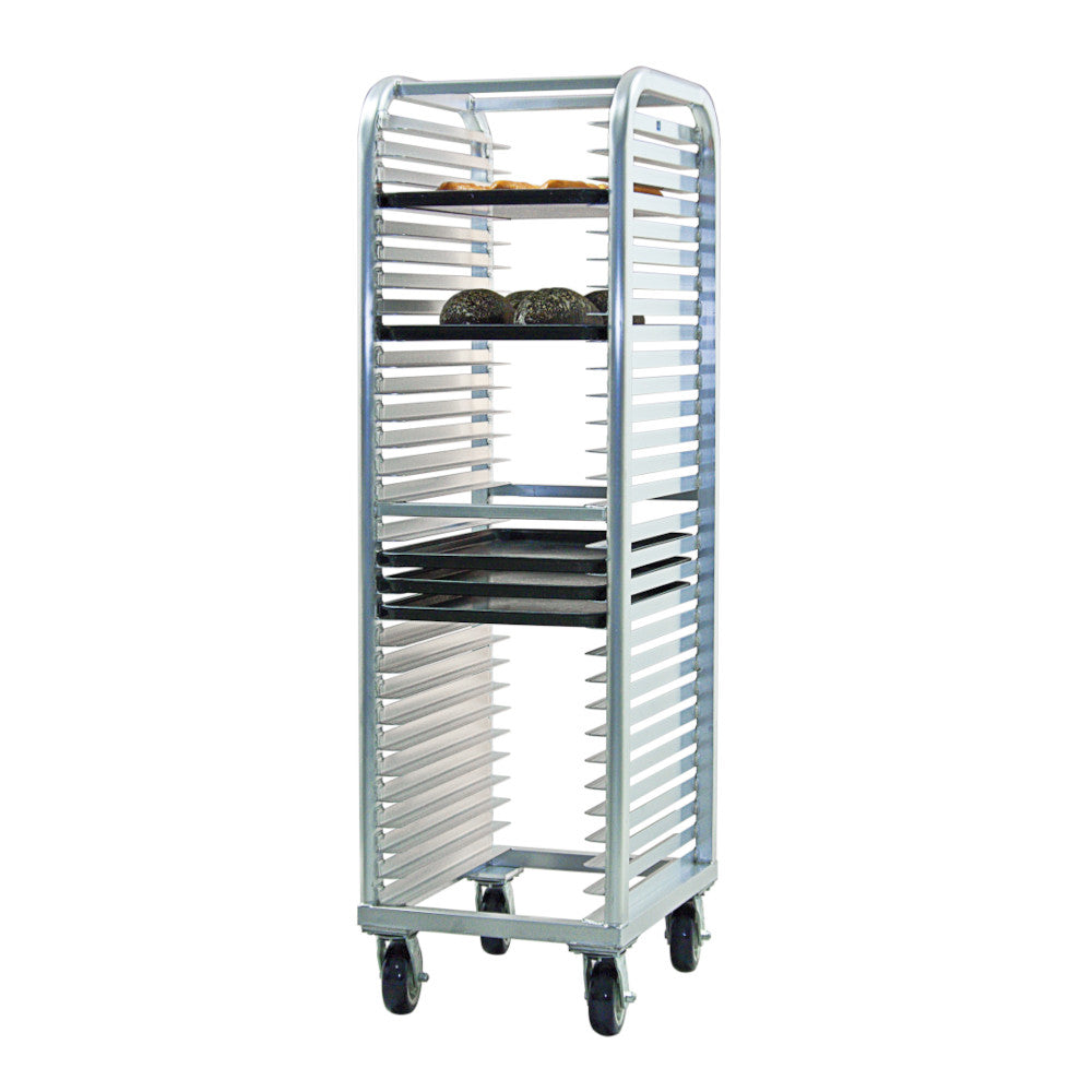 New Age 4330 Heavy-Duty 21-1/2" Lifetime Bun Pan Rack with 2" Spacing