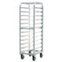 New Age 4340 Lifetime Bun Pan Rack, Universal Wide Angle Runners on 5" Spacing