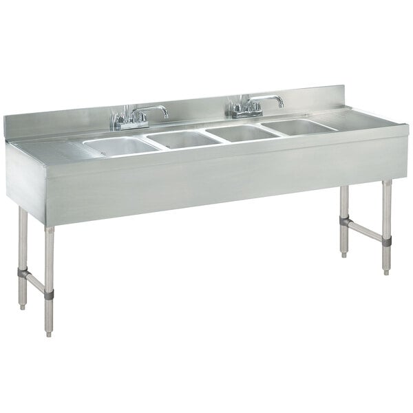 Advance Tabco CRB-74C PASS THRU WORKSTATION W/SHELF