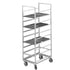 Channel 438A Single Aluminum Cafeteria Tray Rack