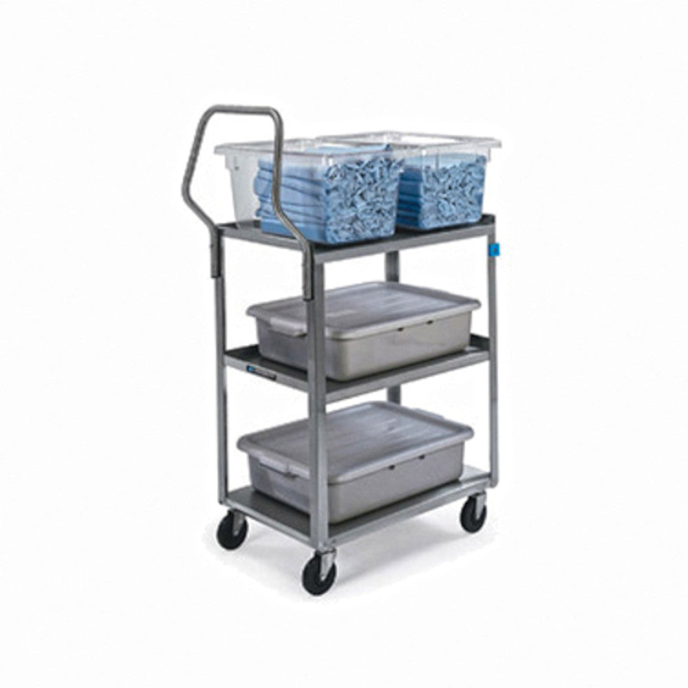 Lakeside 4411 Handler 3-Tier Open Base Medium Duty Utility Cart with 500 lb. Capacity