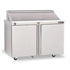 Delfield 4448N-12 Sandwich / Salad Refrigerated Two-Section Prep Table