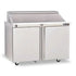 Delfield 4460N-12 Sandwich / Salad Refrigerated Two-Section Prep Table