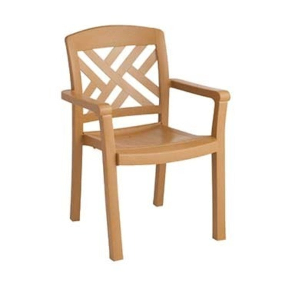 Grosfillex 45451408 Sanibel Stacking Dining Armchair (1 dz.)