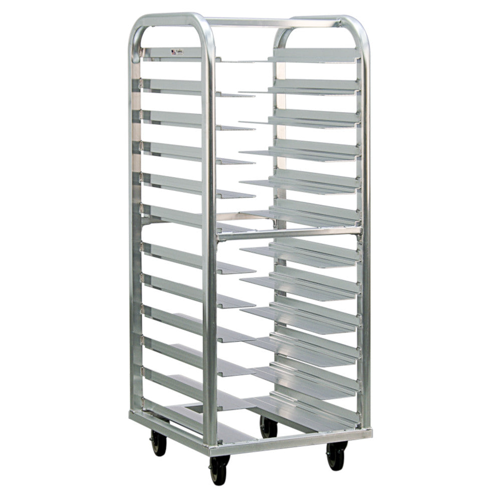 New Age 4635 Heavy Duty Lifetime Bun Rack, Wide Angle Runners, 4.5" Spacing