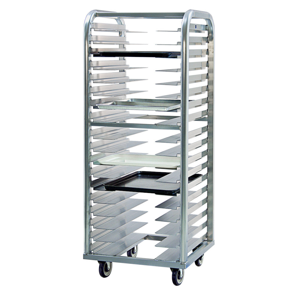 New Age 4637 Heavy Duty Lifetime Bun Rack Wide Angle Runners on 3" Spacing